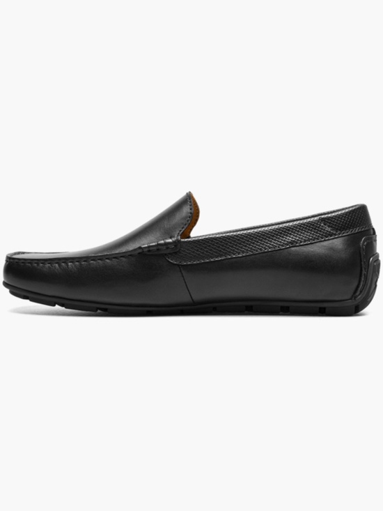 Men\'s Florsheim Motor Venetian Loafer in Black Leather 13412-001 main image 6